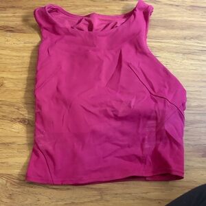 Women's Pink Sleeveless Top